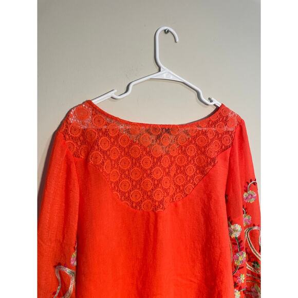 Figueroa & Flower Embroidered Lightweight Blouse Top - Picture 7 of 9